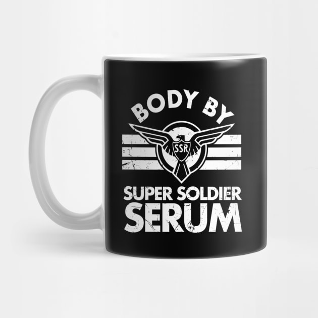 Body By Super Soldier Serum by PopCultureShirts